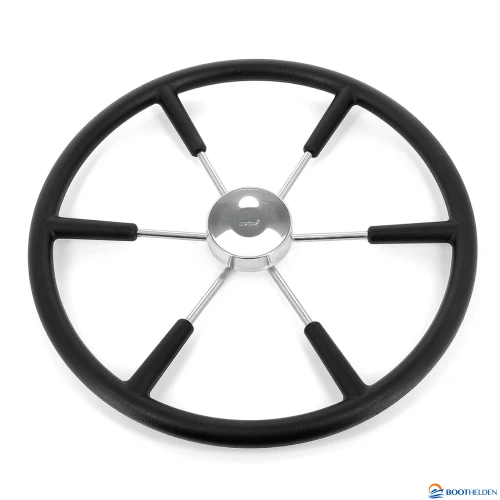 VETUS stuurwiel (550 mm - 21") met PU-schuim laag zwart