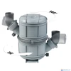 Waterlock/ geluiddemper 51 mm aansluitingen | Vetus NLP50