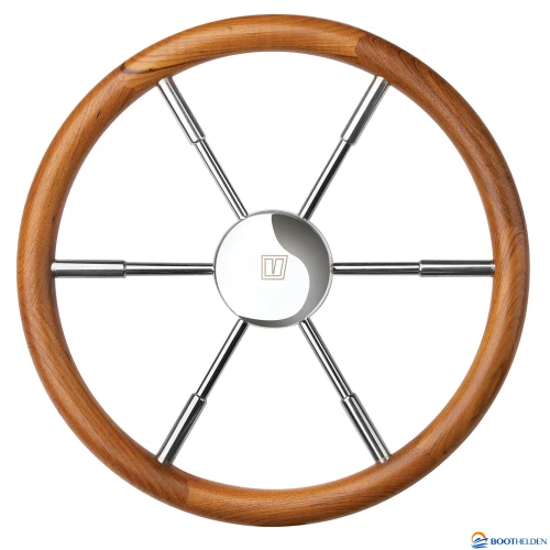 VETUS stuurwiel met hoepel van teakhout