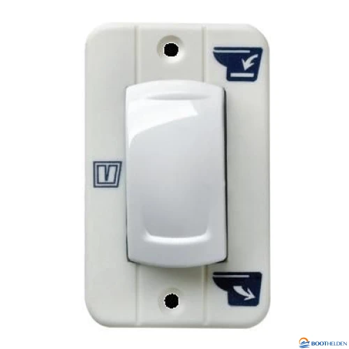 Vetus TMWBS Bedieningsschakelaar TMW-toilet 2 functies 78x47
