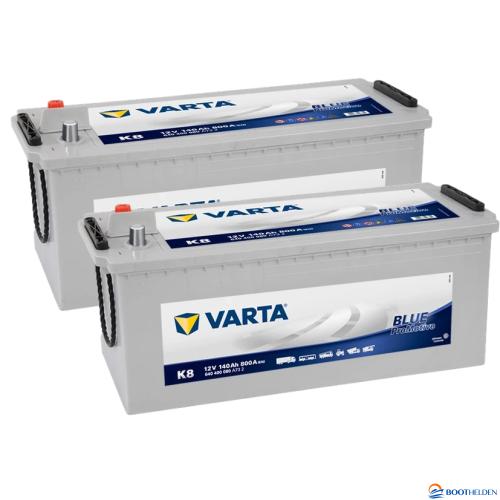 2 stuks – VARTA PRO motive Silver M18 Boot accu 12V 180Ah