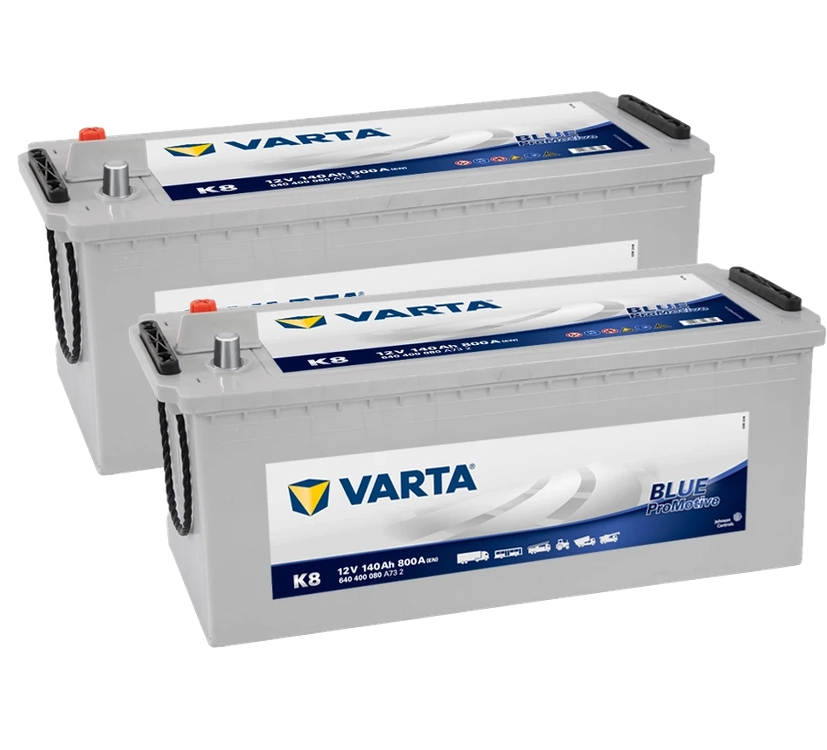 2 stuks – VARTA PRO motive Silver M18 Boot accu 12V 180Ah