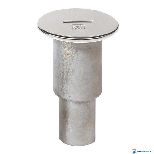 Roestvast stalen dekdop vuilwater