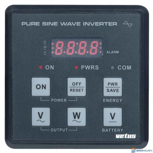 VETUS afstandsbediening voor 12/24 V omvormer