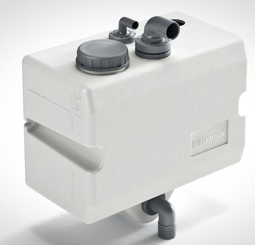 VETUS vuilwatertank 25 liter voor wandbevestiging