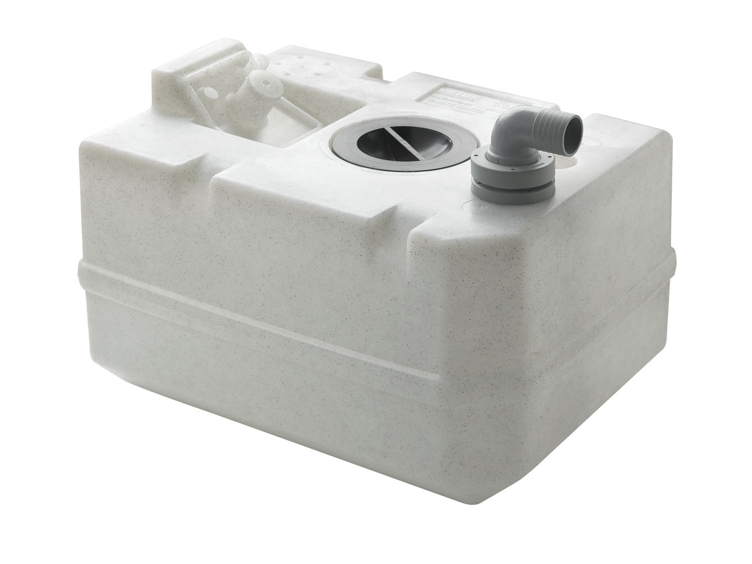 VETUS vuilwatertank 40 liter incl. aansluitingen