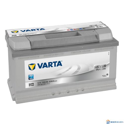 Boot accu 12V 100Ah VARTA Silver Dynamic H3