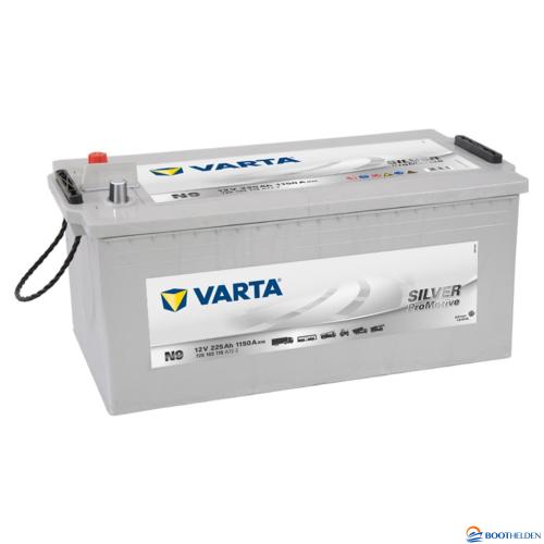 Boot accu 12V 225Ah VARTA PRO motive Silver N9