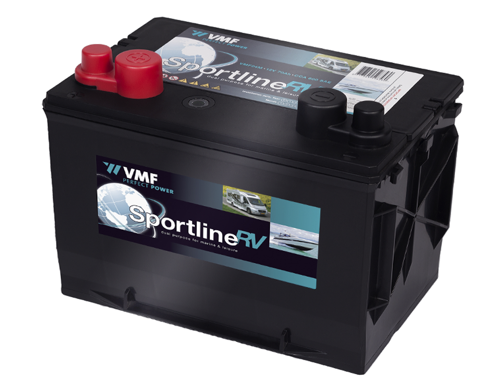 Boot accu 12V 70Ah dual purpose VMF Sportline VMF24M