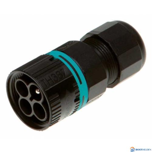 Dekstekker 2-3-4 polig met opbouwflens IP67 - CombiNoord EU14.372.04