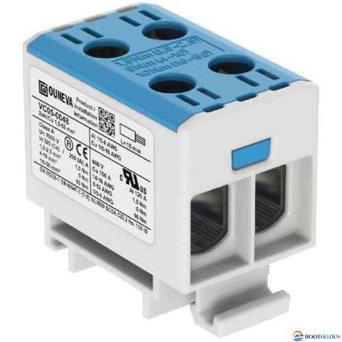 Ensto dubbele aftakklem 2.5 - 50 mm² - CombiNoord HBR1201