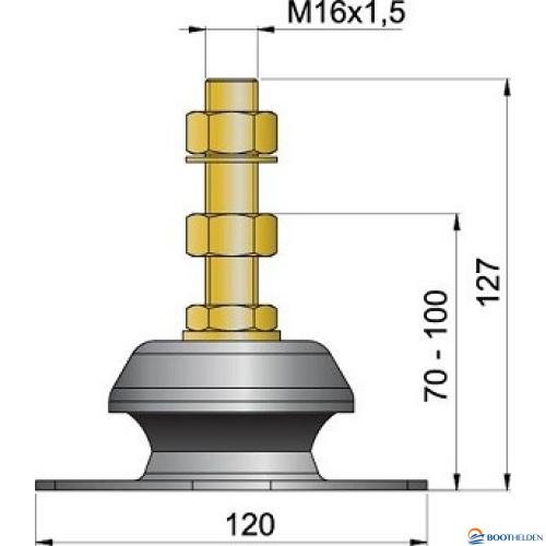VETUS trillingdemper type K35