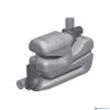 Waterlock voor lange uitlaatleidingen, type LSG, 60 mm | Vetus LSG60