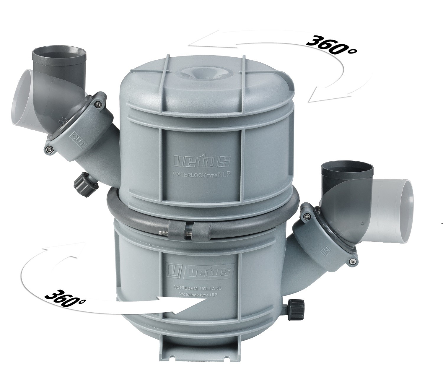 VETUS waterlock/ geluiddemper type NLP45