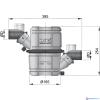 Waterlock/ geluiddemper 76 mm aansluitingen | Vetus NLP75