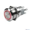 PUSH BUTTON MOM (ON)OFF 3.3V RED LED - 80-911-0060-00