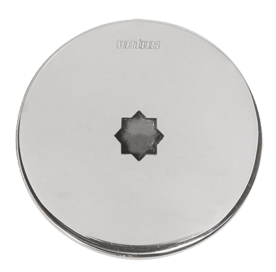 RVS dekdop vuilwater (Ø 38 mm slang) - VETUS CAPWC38W