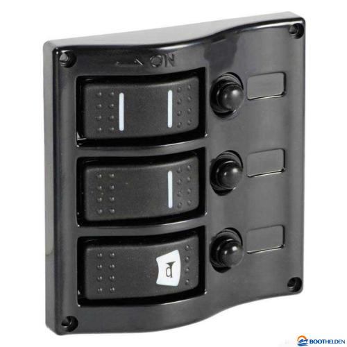 Schakelpaneel 3V verticaal Antraciet