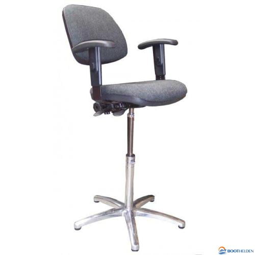 Score stoelzuil chroom - hoog model - CombiNoord SCO0904