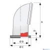 Vetus CHINOOK Luchthapper silicone afneembaar Ø100mm-2