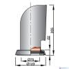 Vetus JER316WR Luchthapper RVS afneembaar wit Ø75mm-2