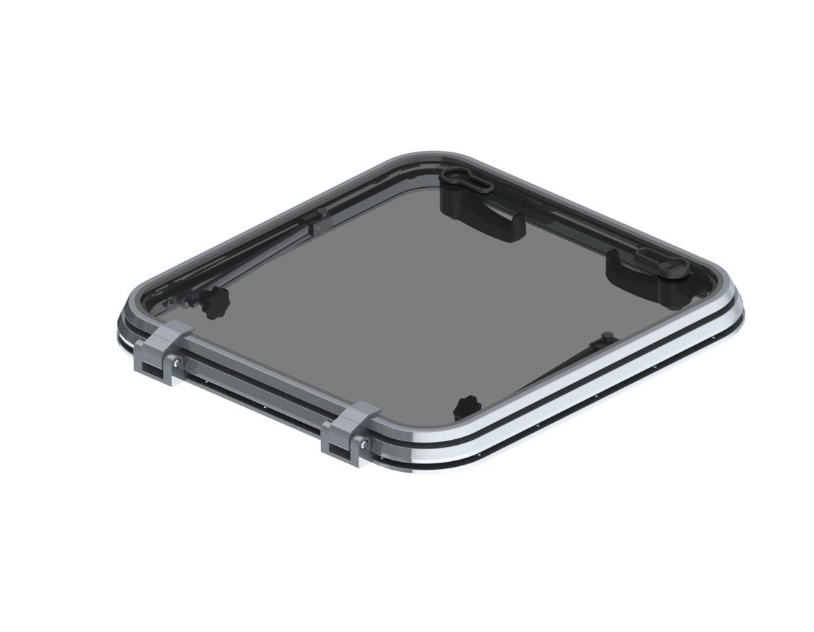 Libero vluchtluik 500x500mm R32 | Vetus LIB5032L - Afbeelding 2