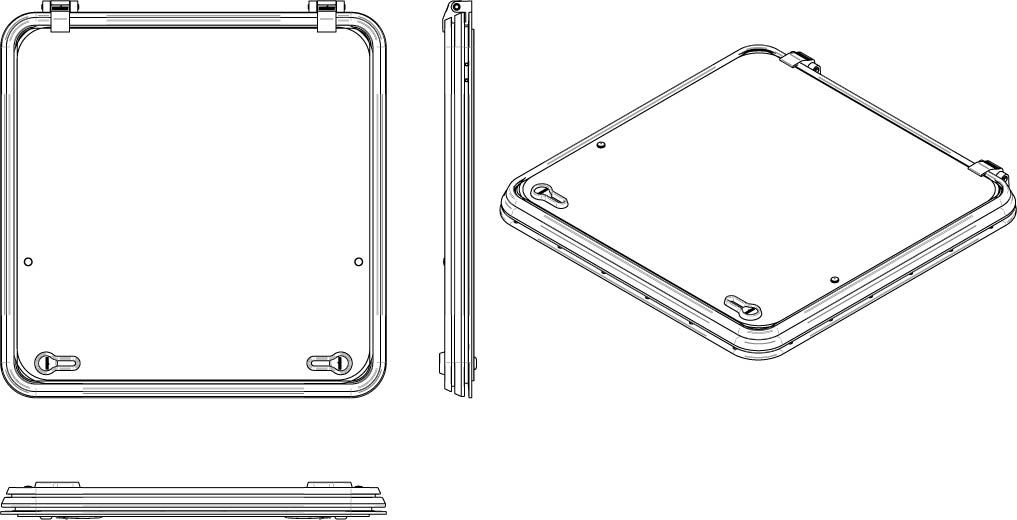Vetus LIB6232L Libero vluchtluik 620x620mm R32-4