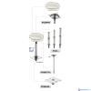 Vetus PCQSWIV Swivel geveerd quick positioning serie-4