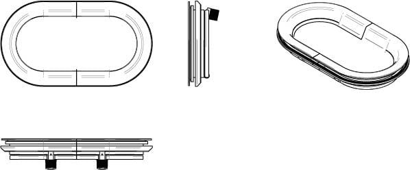 Vetus PM151 PM (A1) Patrijspoort wit 366x196mm-2