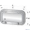 Vetus PZ641 PZ (A1) Patrijspoort wit 373x173mm-2