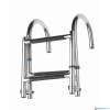 Vetus SLFB4A Zwemladder opvouwbaar dekmontage 550-920mm-2