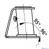 Vetus STANCHPS Scepterpot RVS schuin 6 graden Ø25mm-2