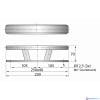 Vetus TAURUS07 Kikker RVS met voetplaat 250x40mm 3600 kgf-2