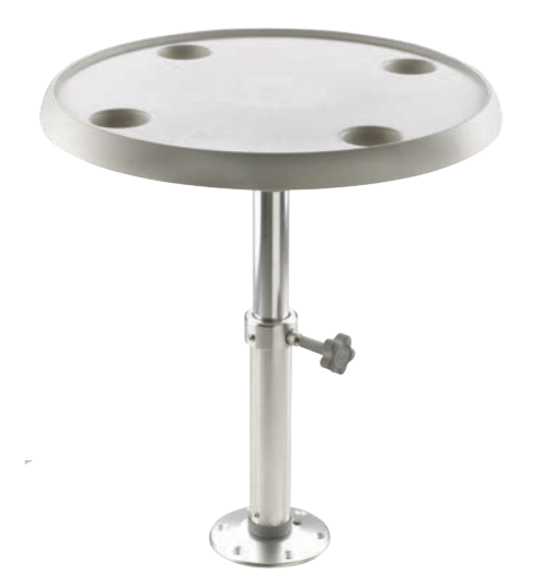 Vetus TBRBA Voetstuk tafel schroef helder geanodis. Ø178mm-2