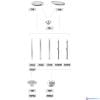 Vetus TBTBA Tafel swivel helder geanodiseerd mix en match serie-3