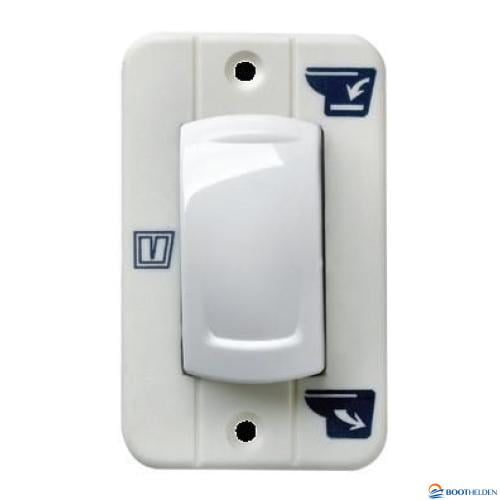 Vetus TMWBS Bedieningsschakelaar TMW-toilet 2 functies 78x47