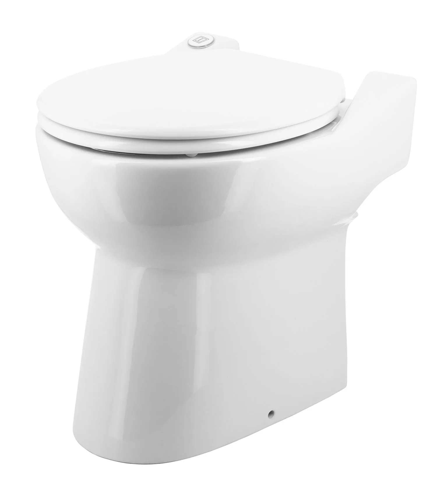 Vetus WC220S Scheepstoilet staand 230 VAC (50 Hz) drukknop