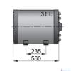 Vetus WHD031 Boiler dubbele wand 31 liter 1500 Watt-2