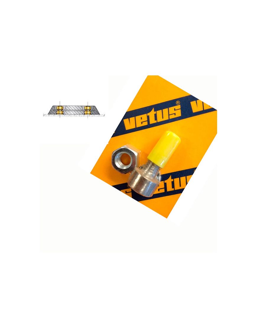 Vetus aansluitset anode voor staal zkits