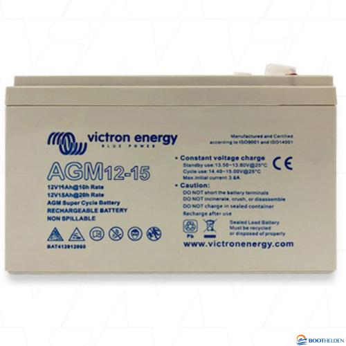 Victron Energy AGM Super Cycle accu 12V/15Ah (Faston)