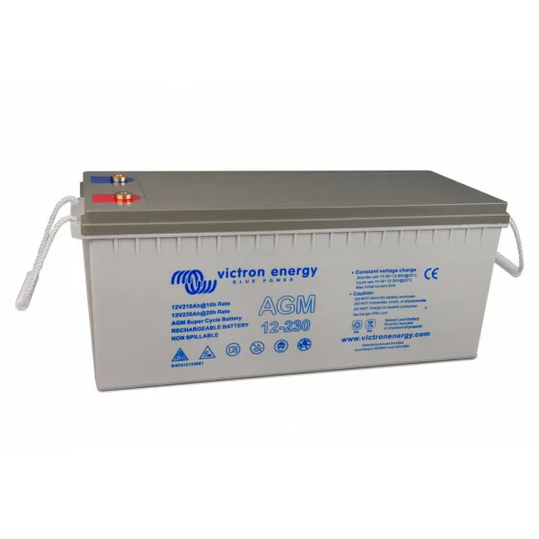 Victron Energy AGM Super Cycle accu met schroefdraad 12V/230Ah (M8)