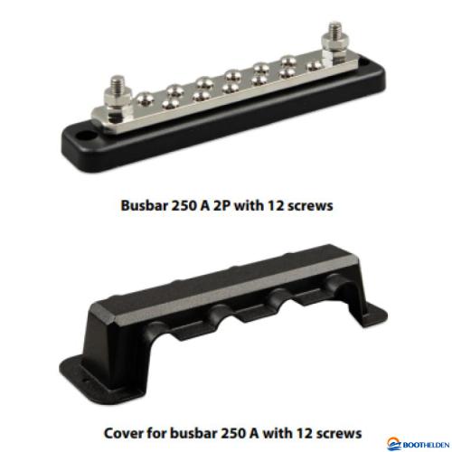 Victron Energy Busbar 250A 2P with 12 screws +cover